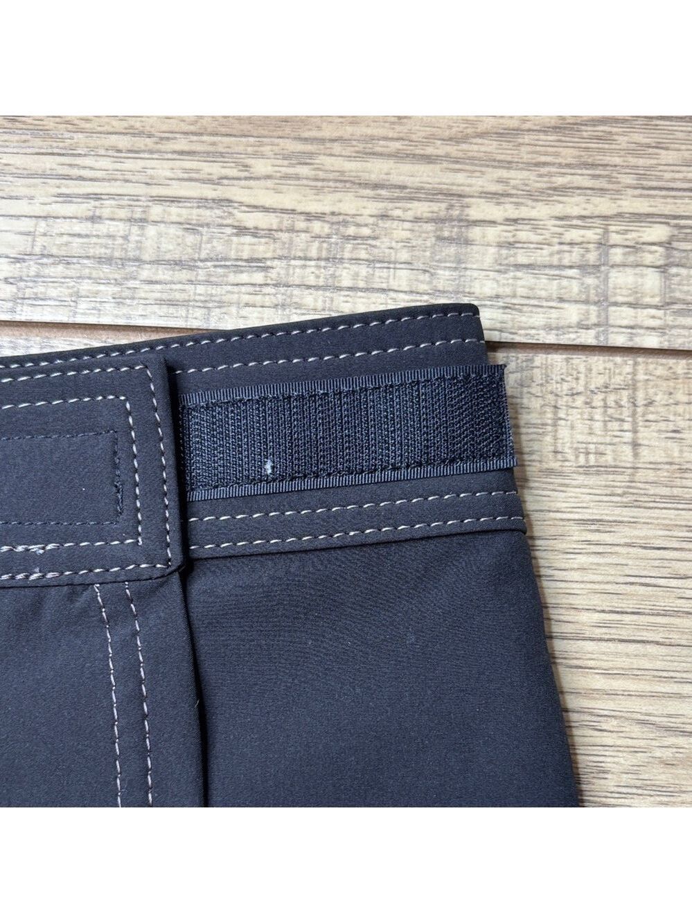 Women’s Birdwell Beach Britches Black Wrap Mini Skirt Size Large - Picture 4 of 7